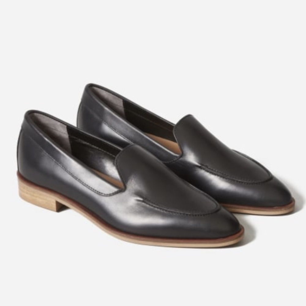 EVERLANE *Discontinued* The Modern Loafer Black Leather  8.5